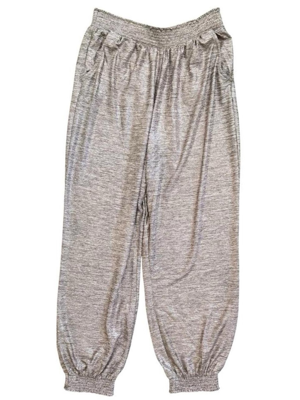 Anthropologie Melora Metallic Shimmer Joggers in Pink Rose party going out boho